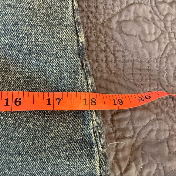 Regeneration Blue Denim Overall Slit hem Midi Size Large - Picture 6 of 10